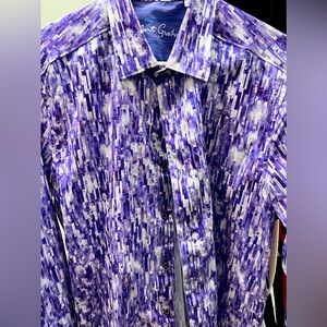 Size Medium Robert Graham button-down. Purple. NEW WITH TAGS